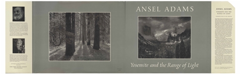 Ansel Adams Signed Copy of His Quintessential Oversized Photography Book, ''Yosemite and the Range of Light''